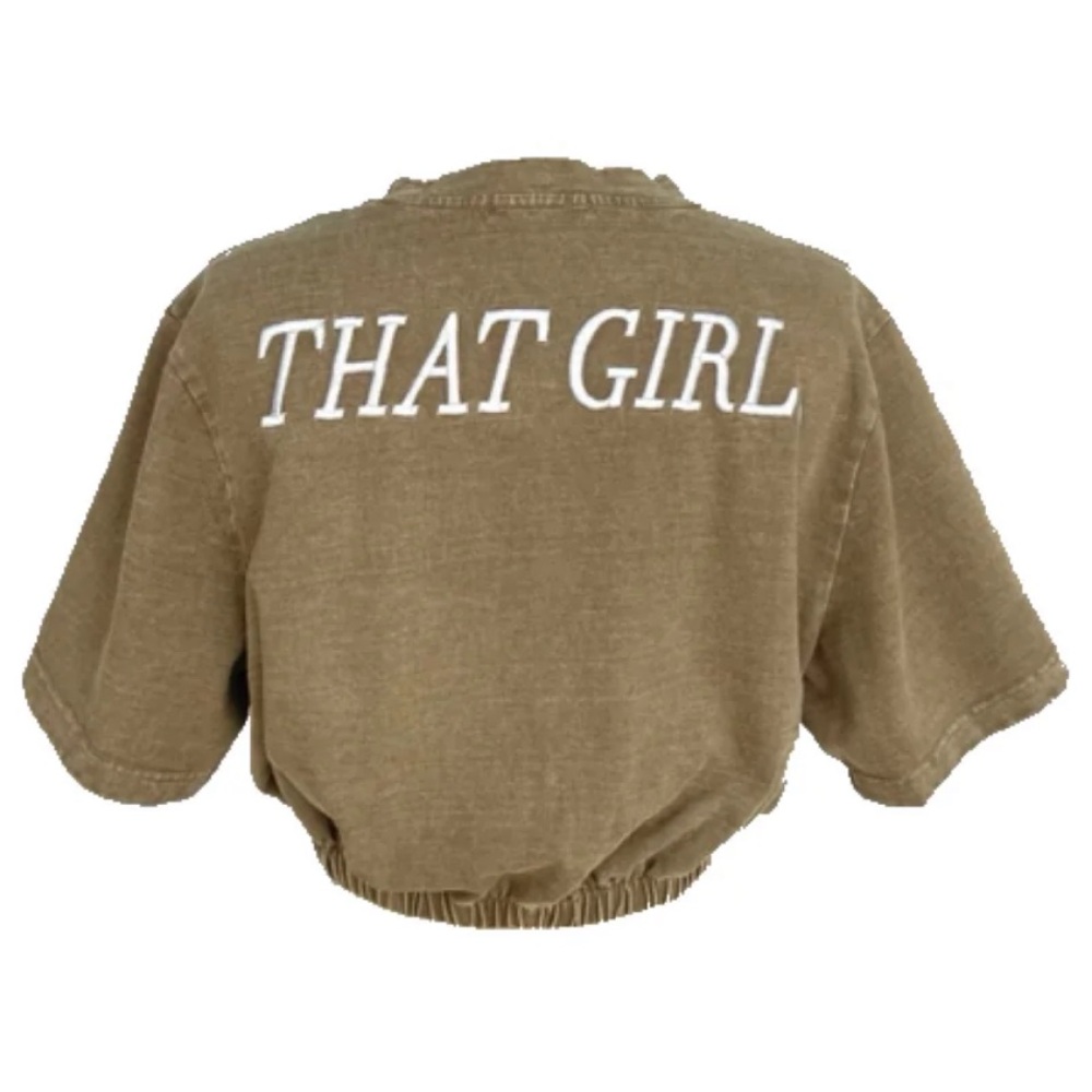 'That Girl' Cropped shirt